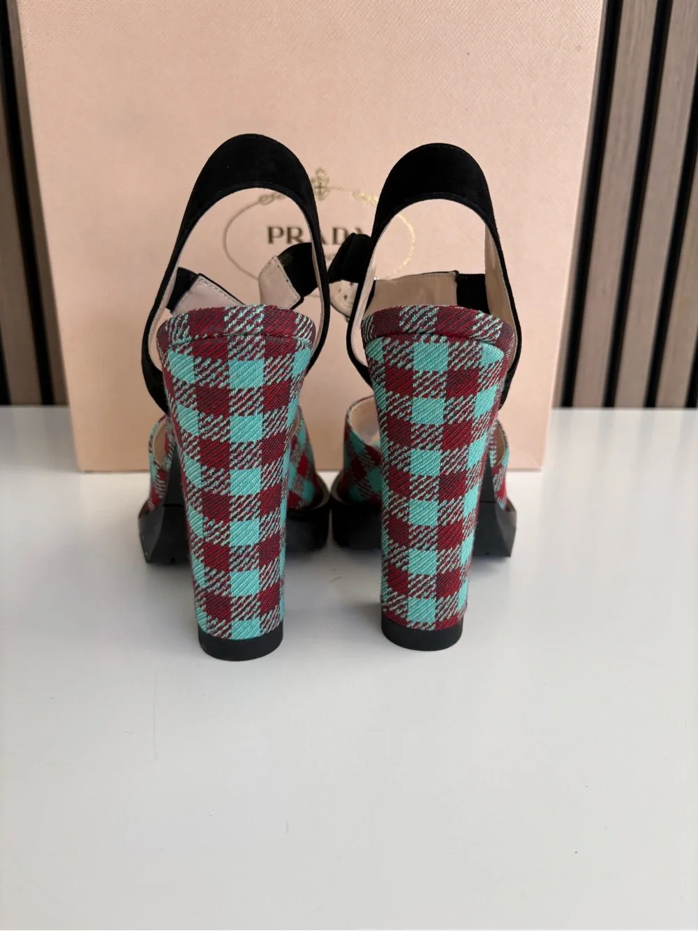 Auth PRADA F/W 2013 Platform Heels
